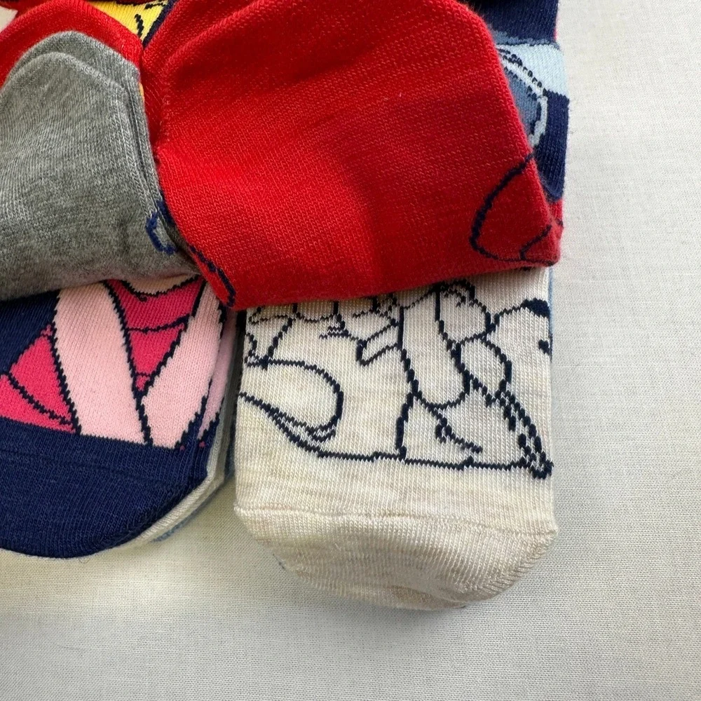 Disney 10 Pair Low Cut Socks Winnie‎ The Pooh Kids 4-10 Pack